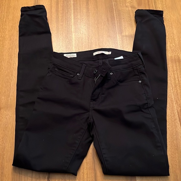 Levi's Denim - Levi’s Premium 711 black skinny jeans